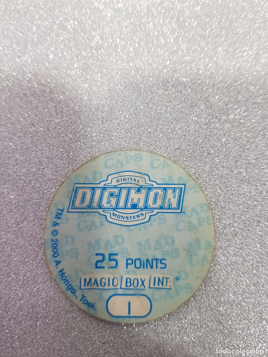 Juegos antiguos: TAZO Digimon a&ntilde;o 2000 N&ordm; 1 - Foto 2