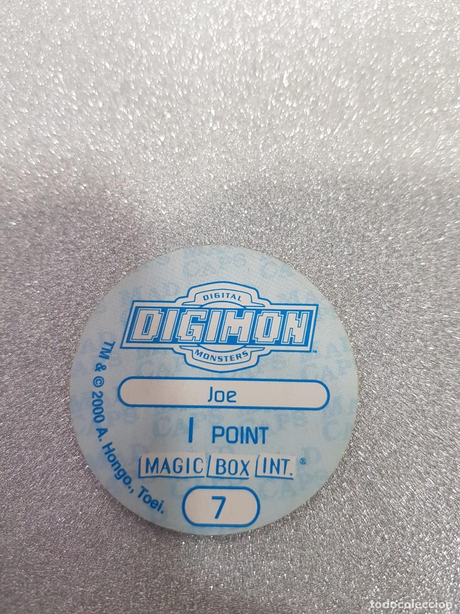 Juegos antiguos: TAZO Digimon a&ntilde;o 2000 N&ordm; 7 - Foto 2