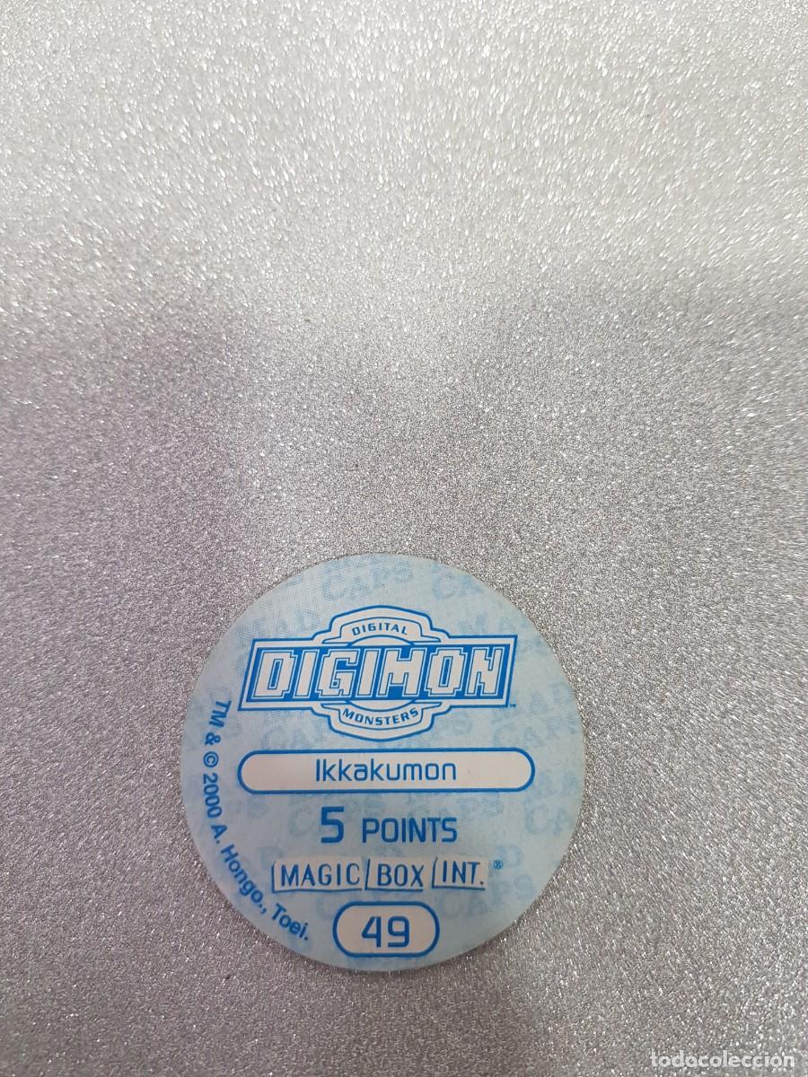 Juegos antiguos: TAZO Digimon a&ntilde;o 2000 N&ordm; 49 - Foto 2