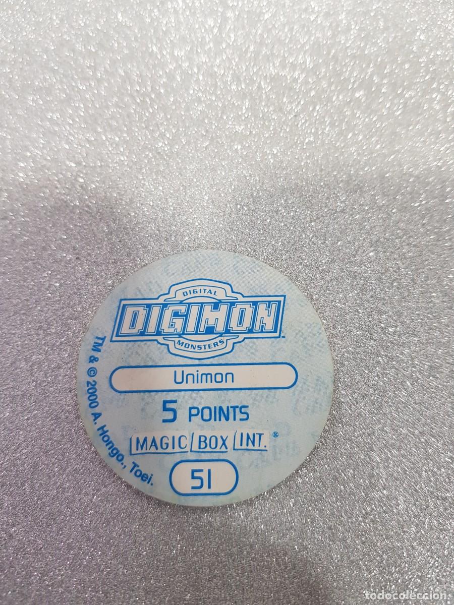 Juegos antiguos: TAZO Digimon a&ntilde;o 2000 N&ordm; 51 - Foto 2