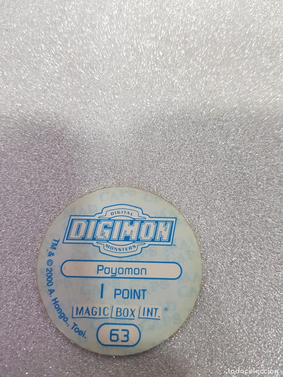 Juegos antiguos: TAZO Digimon a&ntilde;o 2000 N&ordm; 63 - Foto 2
