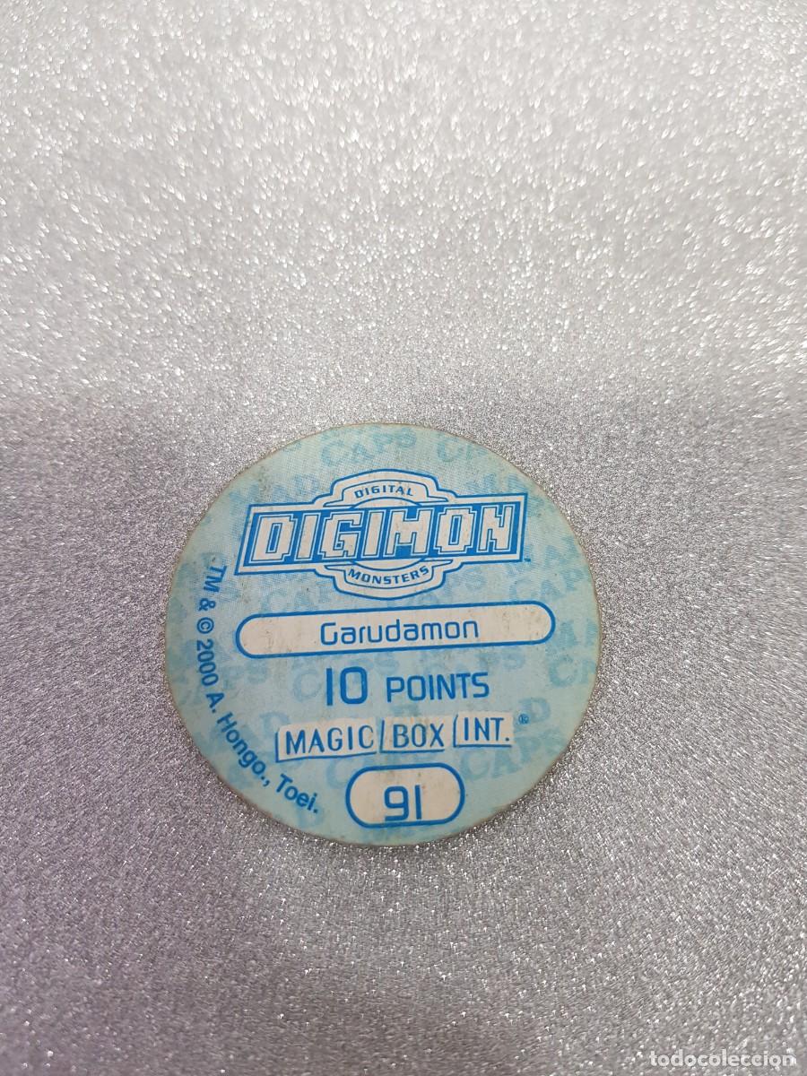 Juegos antiguos: TAZO Digimon a&ntilde;o 2000 N&ordm; 91 - Foto 2