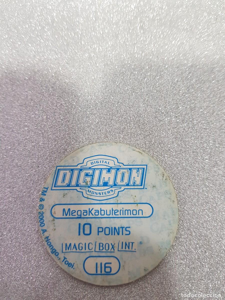 Juegos antiguos: TAZO Digimon a&ntilde;o 2000 N&ordm; 116 - Foto 2
