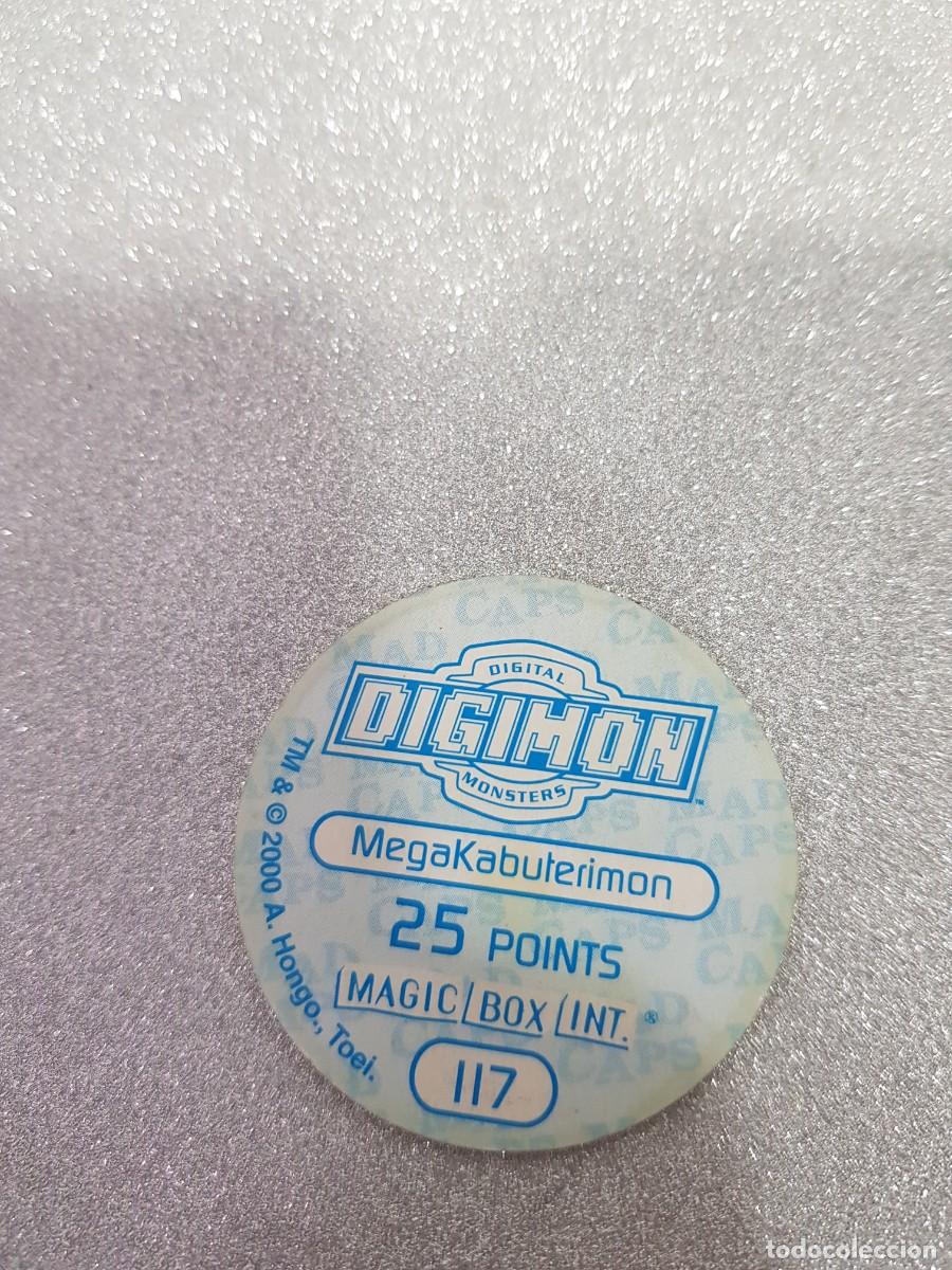 Juegos antiguos: TAZO Digimon a&ntilde;o 2000 N&ordm; 117 - Foto 2