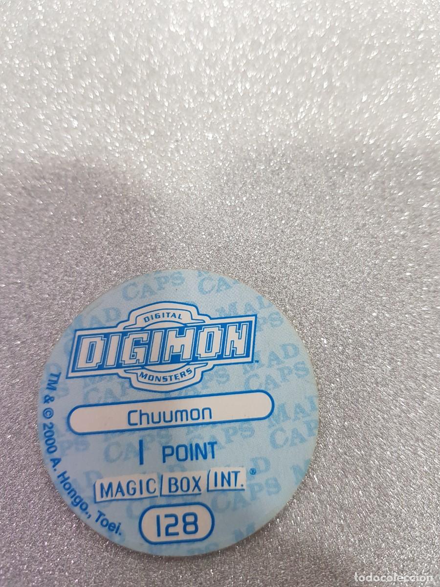 Juegos antiguos: TAZO Digimon a&ntilde;o 2000 N&ordm; 128 - Foto 2