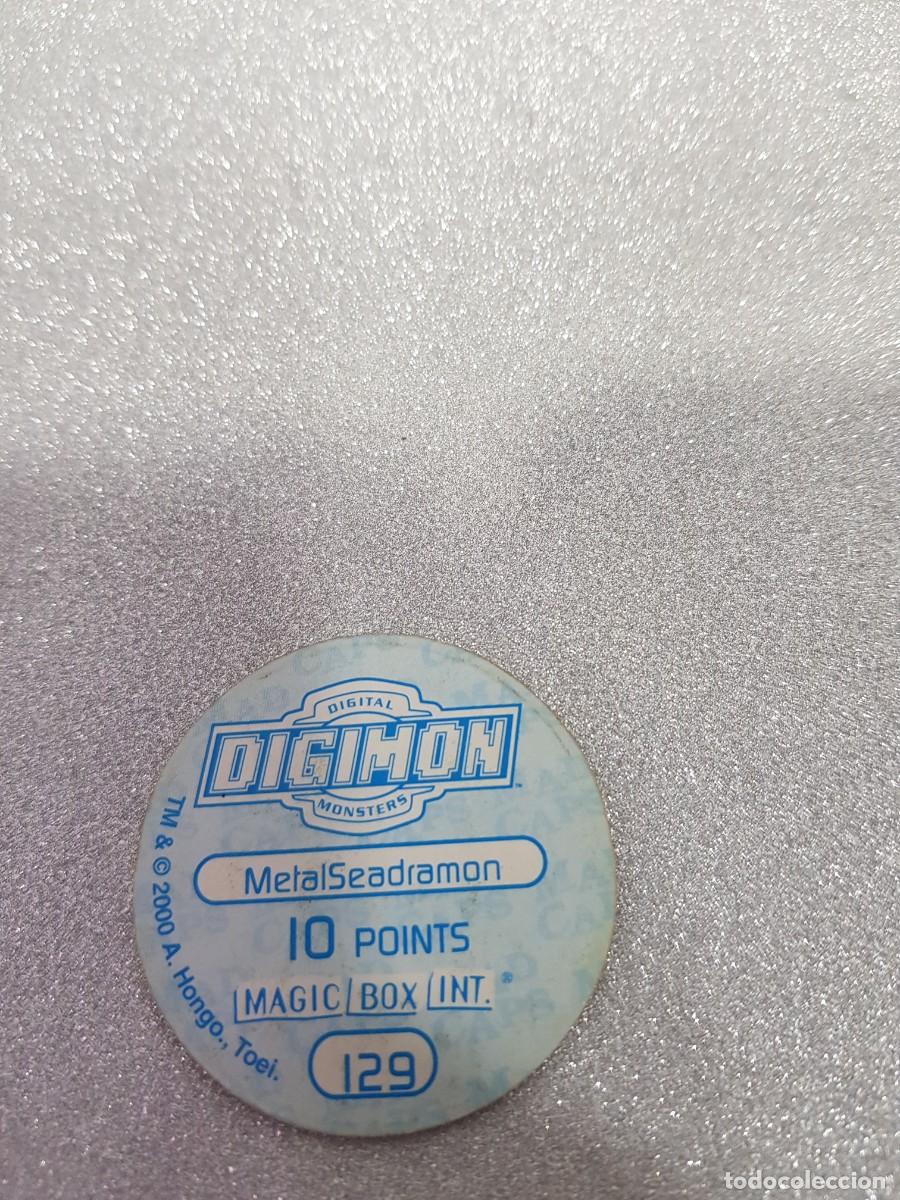 Juegos antiguos: TAZO Digimon a&ntilde;o 2000 N&ordm; 129 - Foto 2