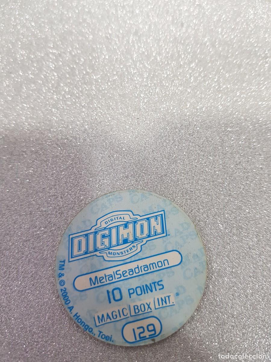 Juegos antiguos: TAZO Digimon a&ntilde;o 2000 N&ordm; 129 - Foto 2