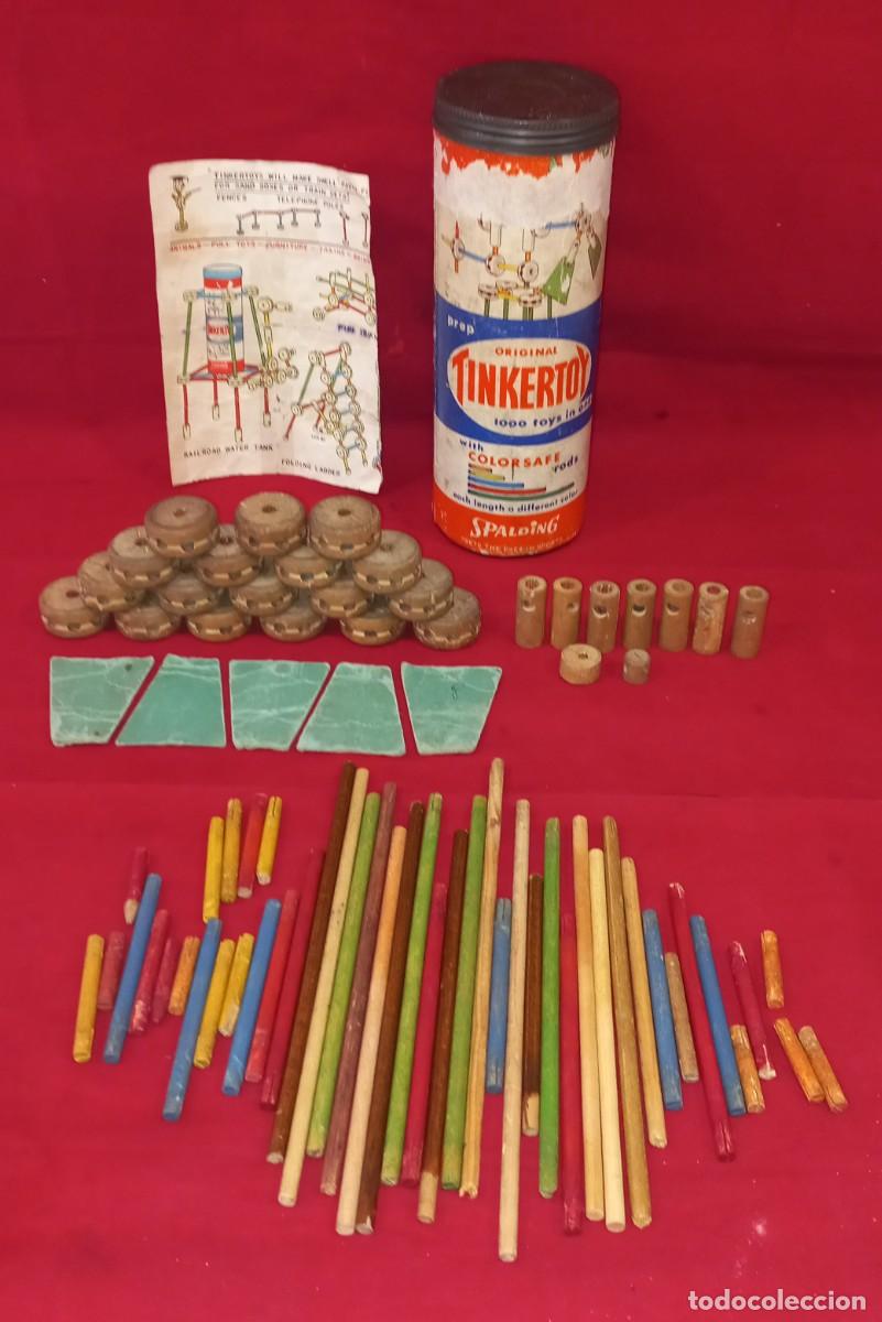 Juegos antiguos: ANTIGUO JUEGO DE CONSTRUCCION TINKERTOY - Foto 1