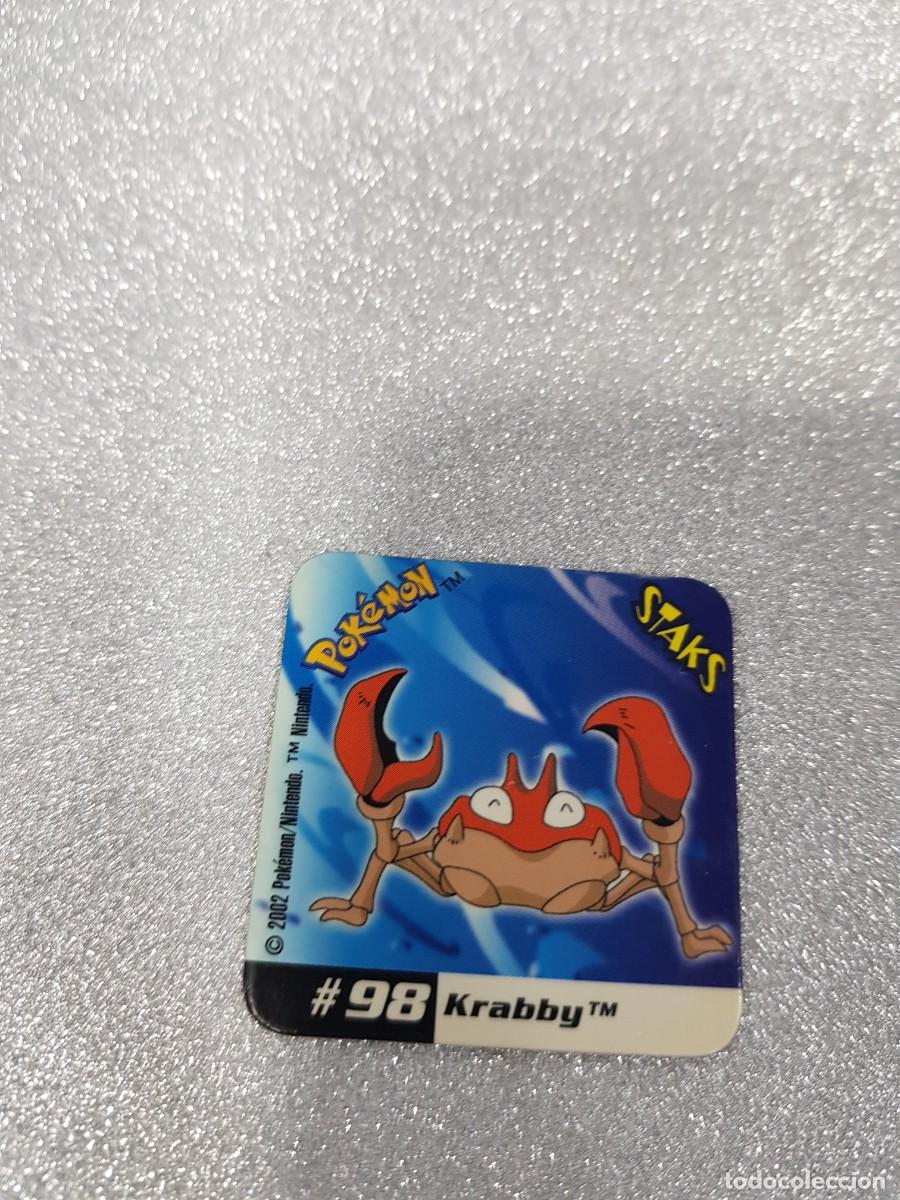 Juegos antiguos: STAKS POK&Eacute;MON N&ordm; 98 KRABBY - Foto 1
