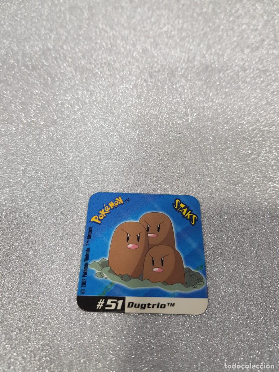 Juegos antiguos: STAKS POK&Eacute;MON N&ordm; 51 DUGTRIO - Foto 1
