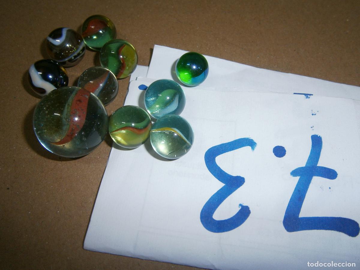 Juegos antiguos: LOTE DE BOLICHES O CANICAS - Foto 1