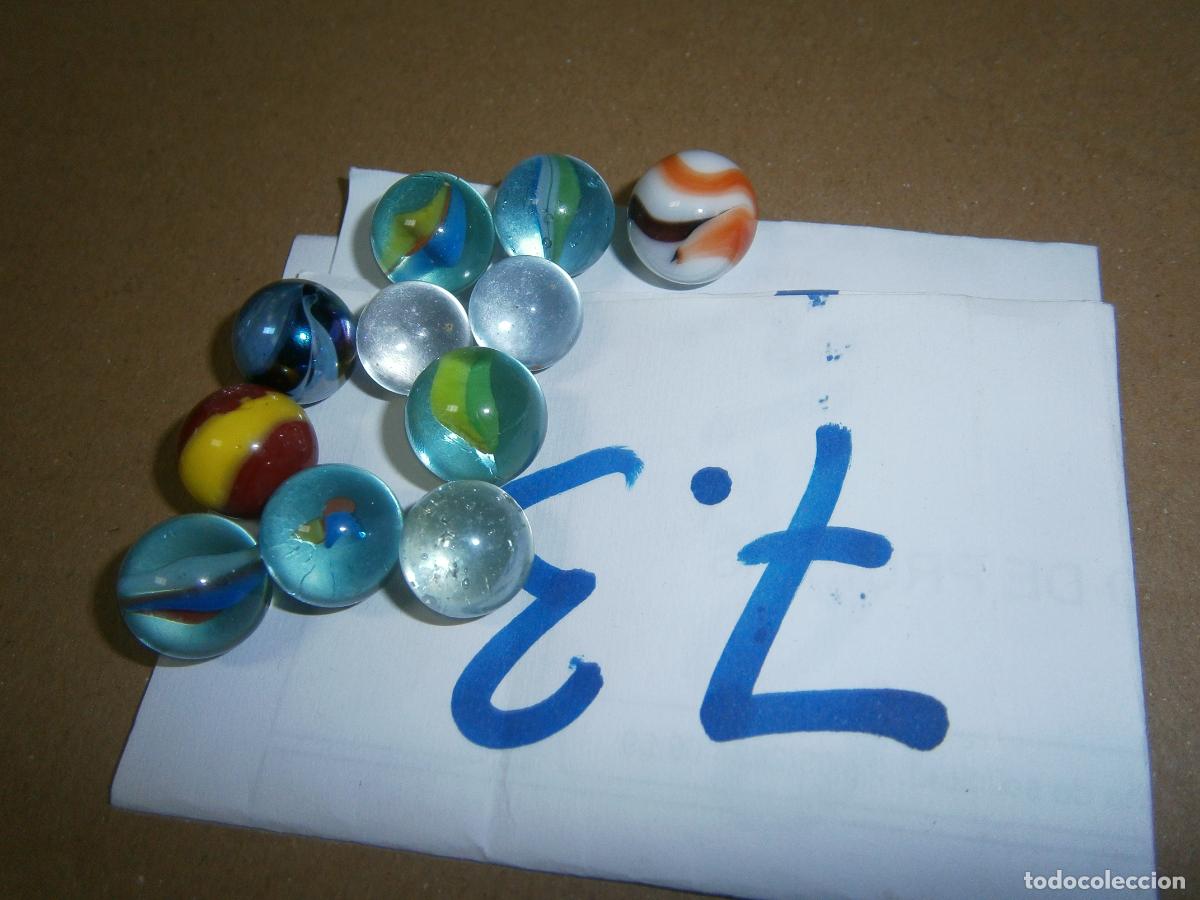 Juegos antiguos: LOTE DE BOLICHES O CANICAS - Foto 1