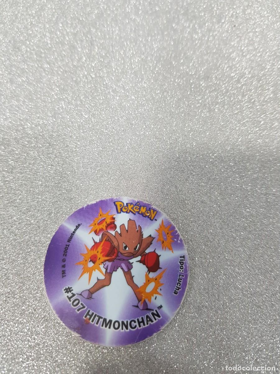 Juegos antiguos: TAZO POKEMON #107 Hitmonchan - Foto 1