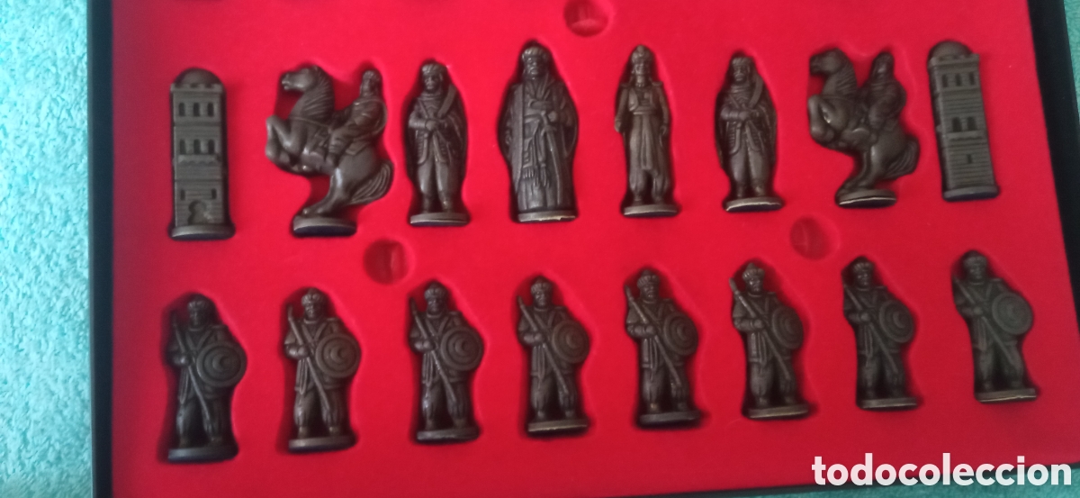 Juegos antiguos: Juego de Ajedrez Moros y Cristianod - Foto 3