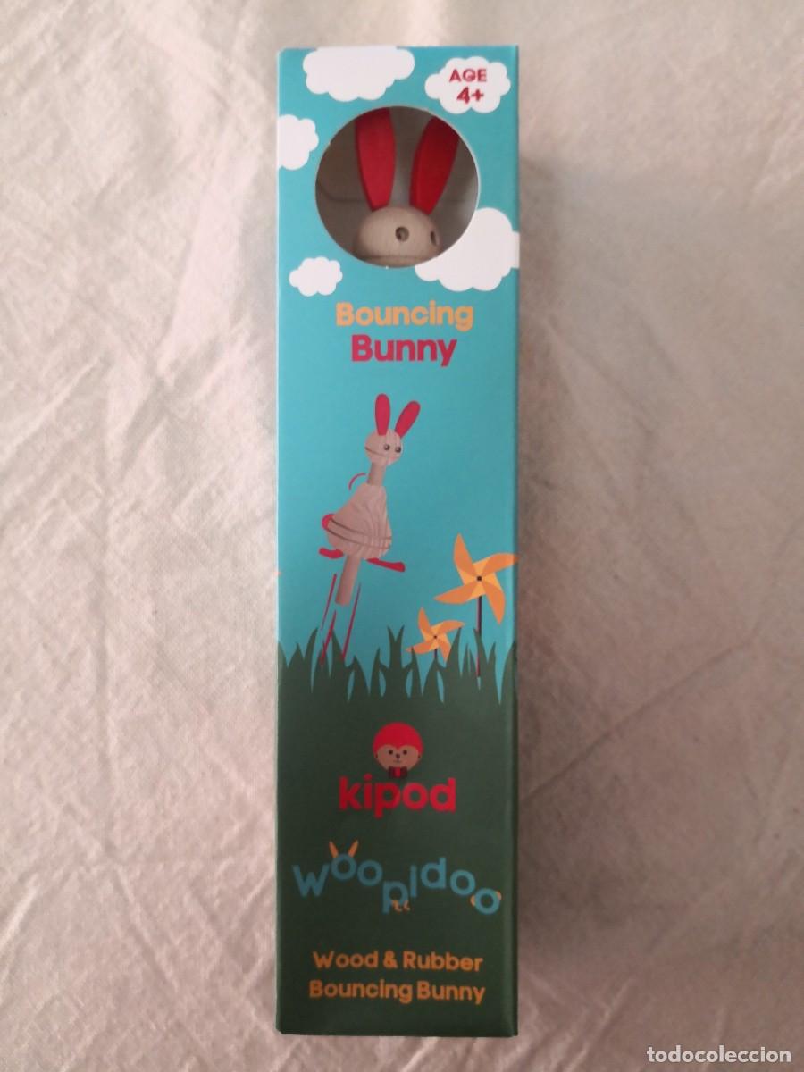 Juegos antiguos: KIPOD WOOD & RUBBER BOUNCHING BUNNY - Foto 1