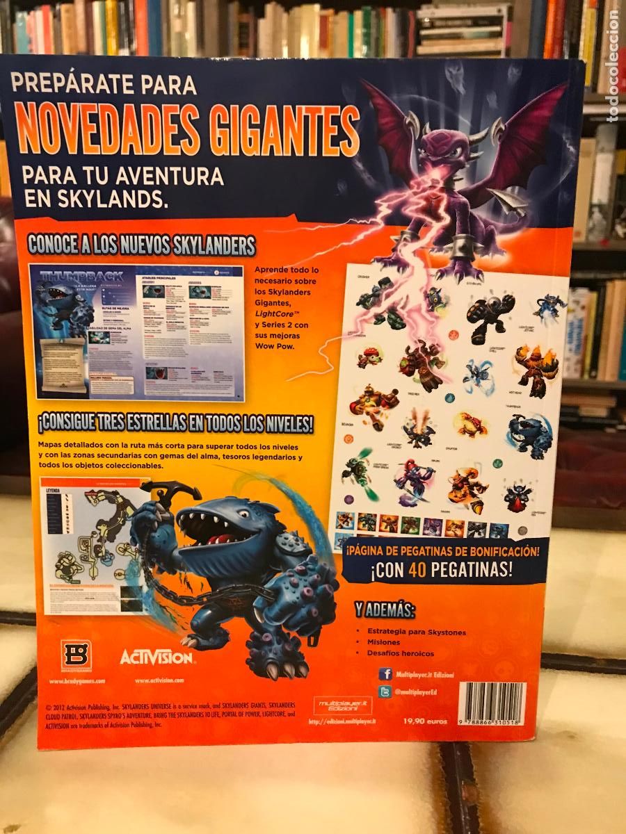 Juegos antiguos: Skylanders. Giants. Bradygames. Con pegatinas - Foto 2