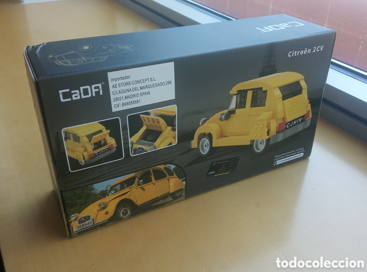 Juegos antiguos: Modelo de construccion Citroen 2cv - Foto 2