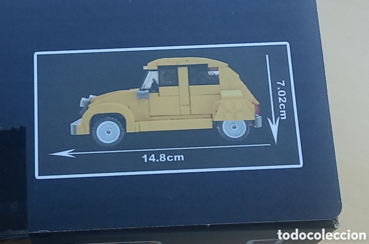 Juegos antiguos: Modelo de construccion Citroen 2cv - Foto 3