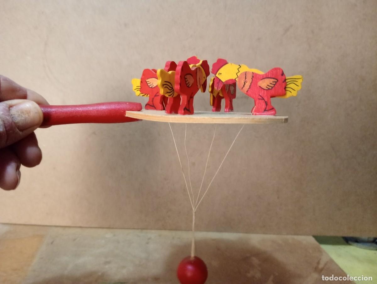 Juegos antiguos: Juego de madera pica- pica - Foto 3