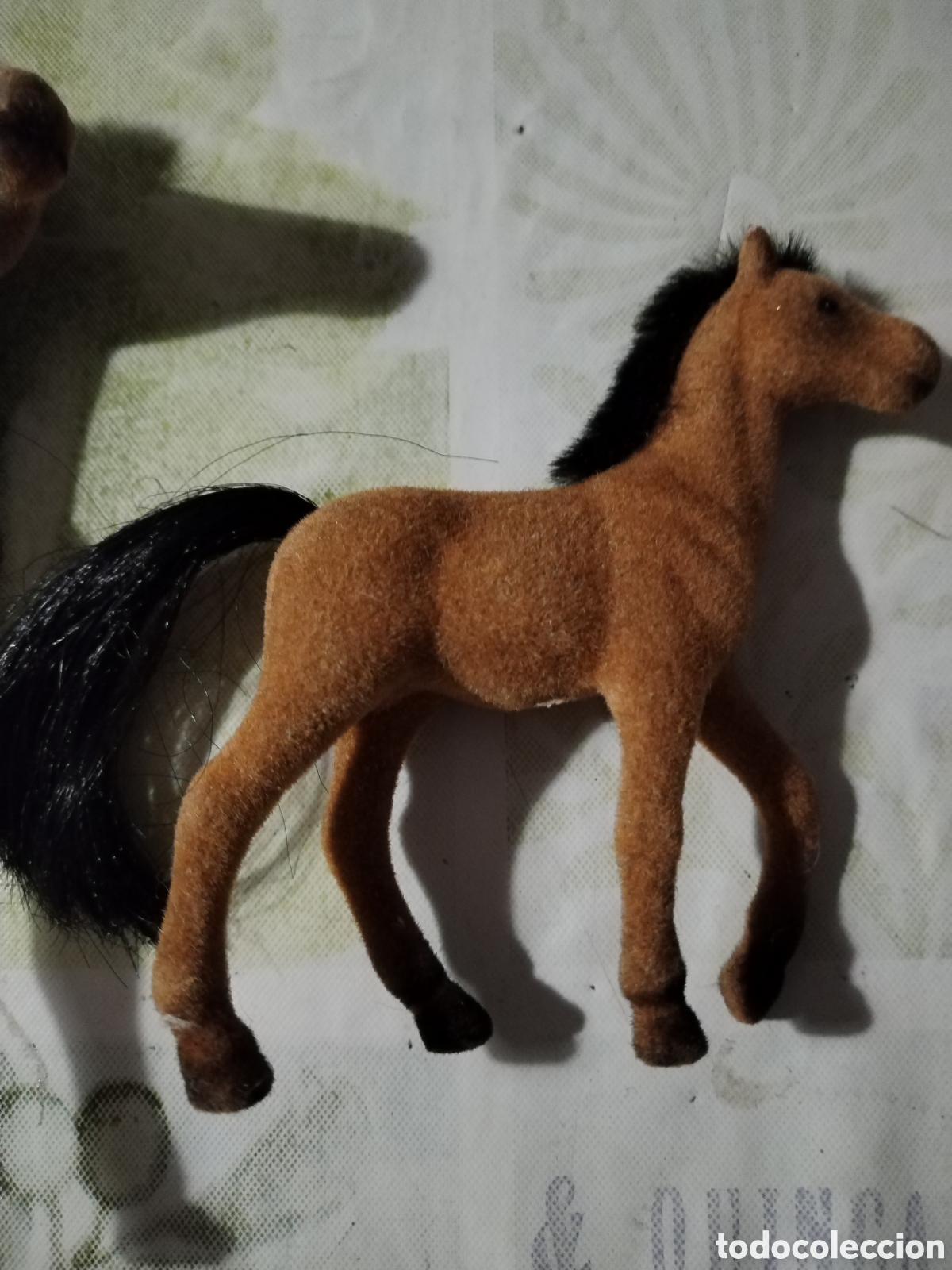 Juegos antiguos: Tres caballos fieltro vintage - Foto 2