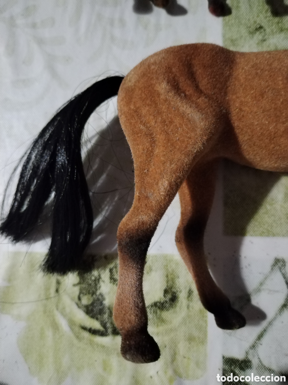 Juegos antiguos: Tres caballos fieltro vintage - Foto 5
