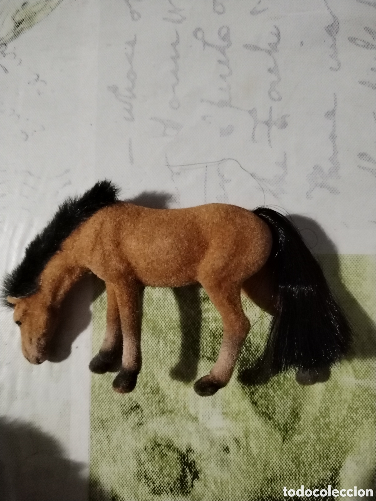 Juegos antiguos: Tres caballos fieltro vintage - Foto 8