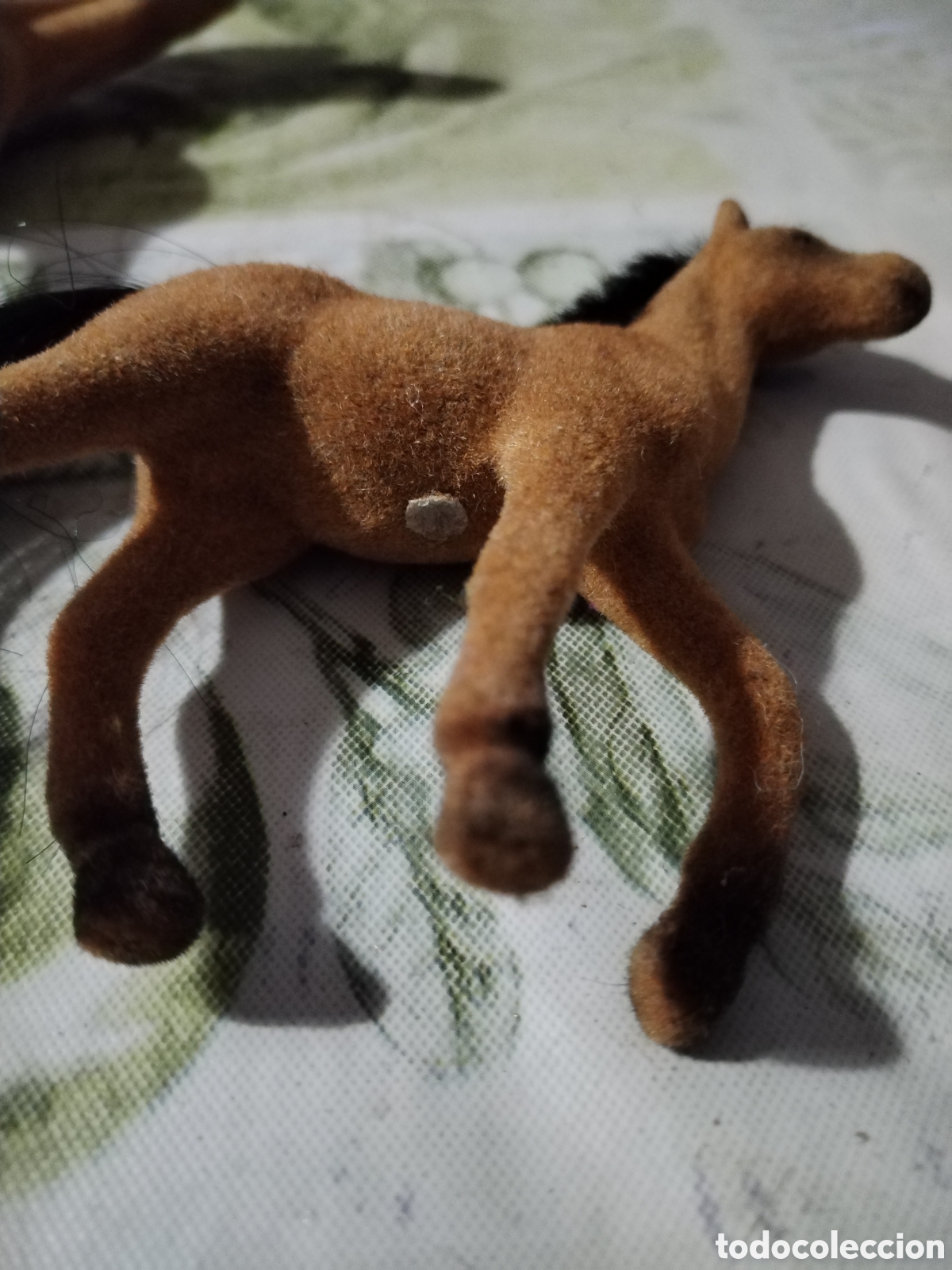 Juegos antiguos: Tres caballos fieltro vintage - Foto 12