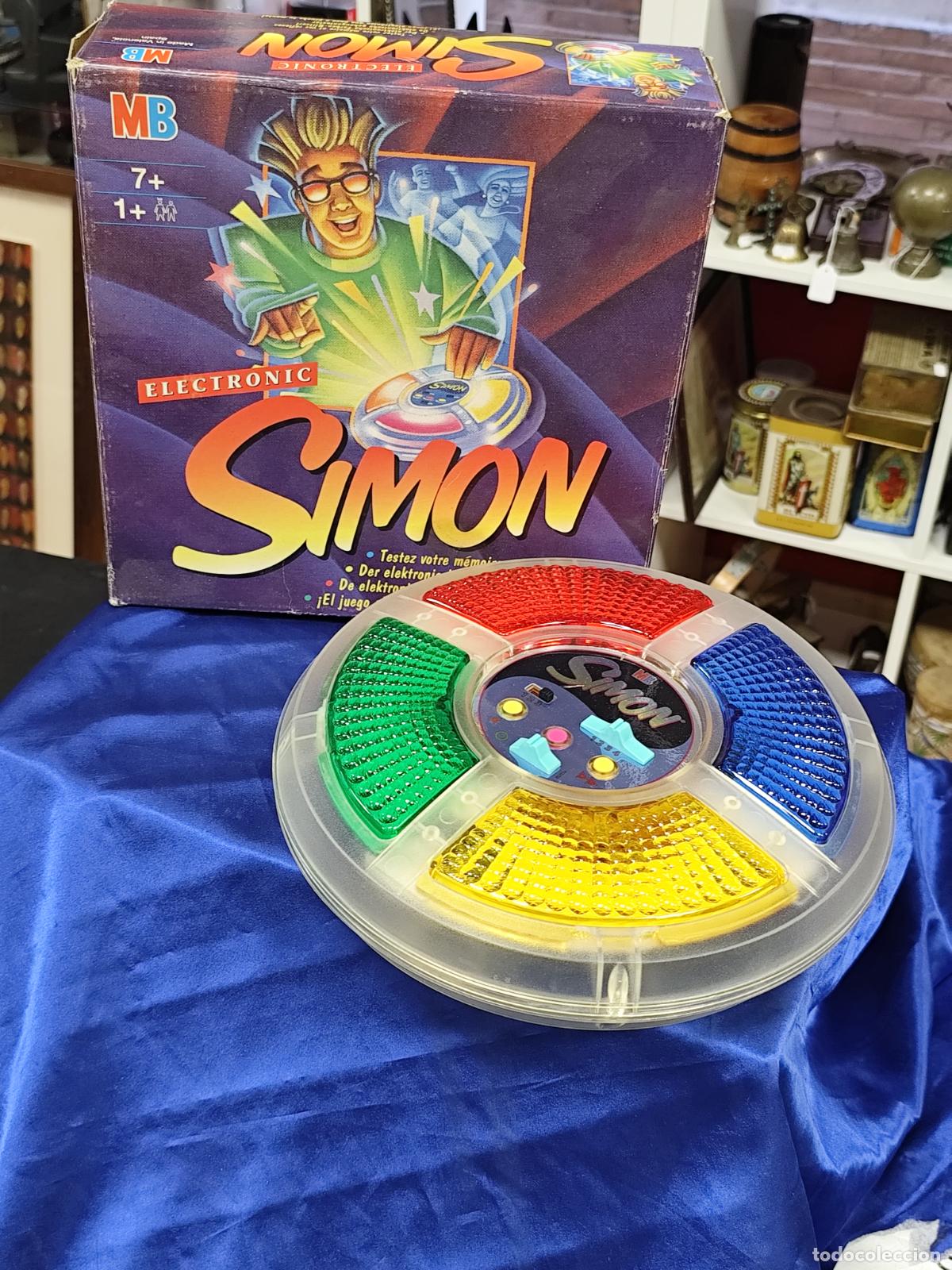 Juegos antiguos: simon electronico juego de memoria en caja - Foto 1
