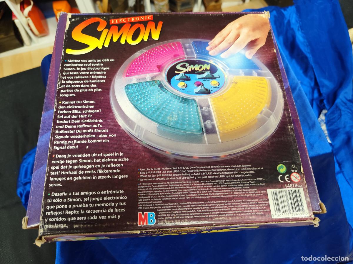 Juegos antiguos: simon electronico juego de memoria en caja - Foto 8