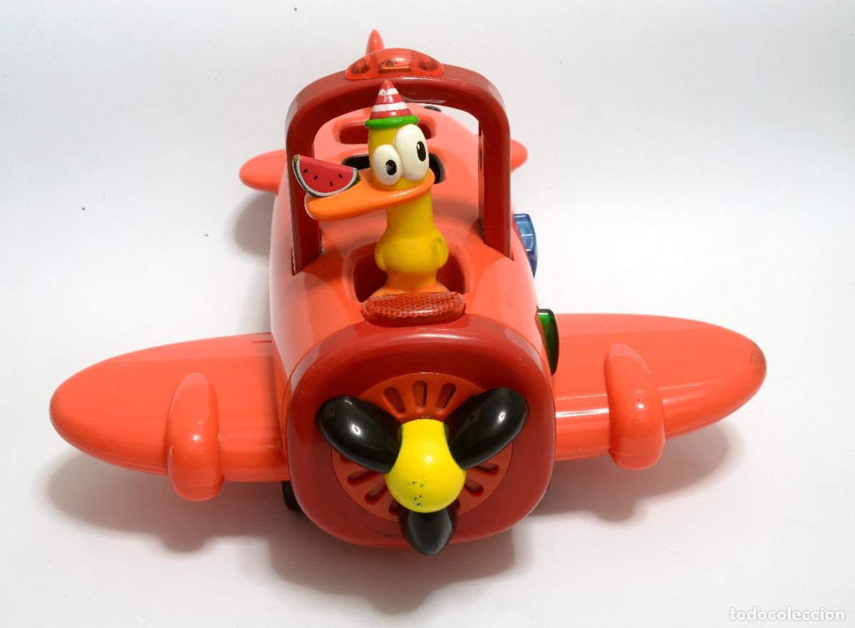 Juegos antiguos: AVI&Oacute;N DE JUGUETE INTERACTIVO DE PL&Aacute;STICO DURO - Foto 1