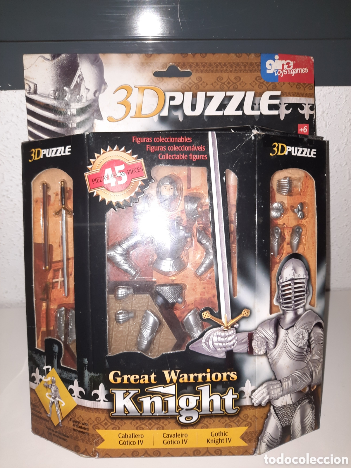 Juegos antiguos: GREAT WARRIORS KNIGHT-3D PUZZLE - Foto 2