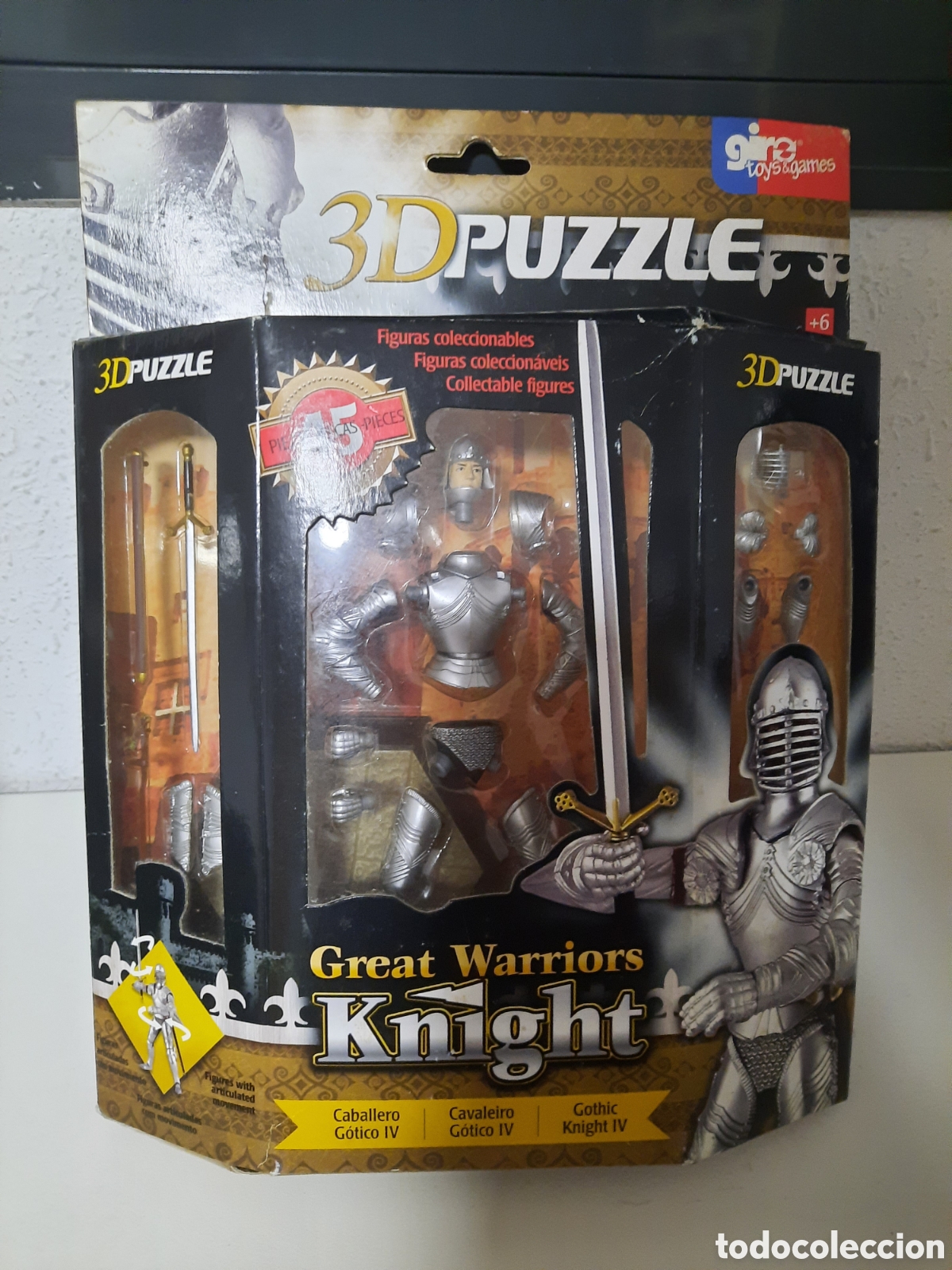 Juegos antiguos: GREAT WARRIORS KNIGHT-3D PUZZLE - Foto 1