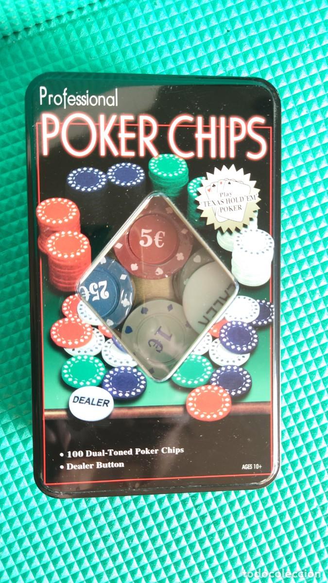 Juegos antiguos: FICHAS DE POKER PROFESIONAL - Foto 1