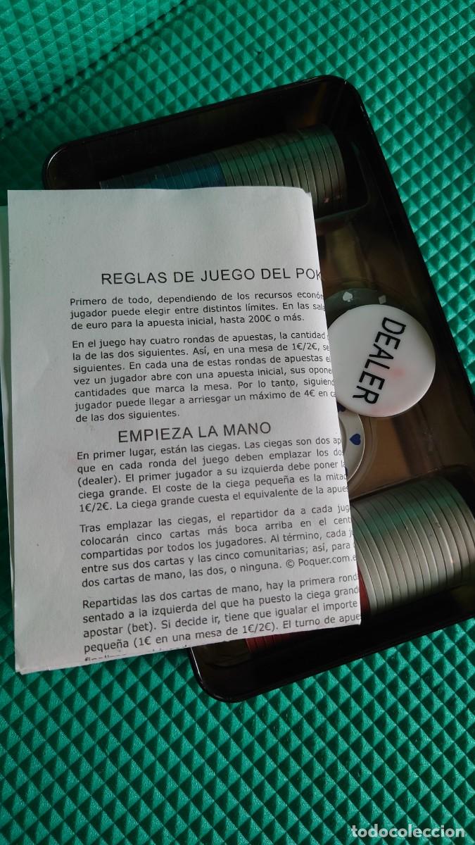 Juegos antiguos: FICHAS DE POKER PROFESIONAL - Foto 3