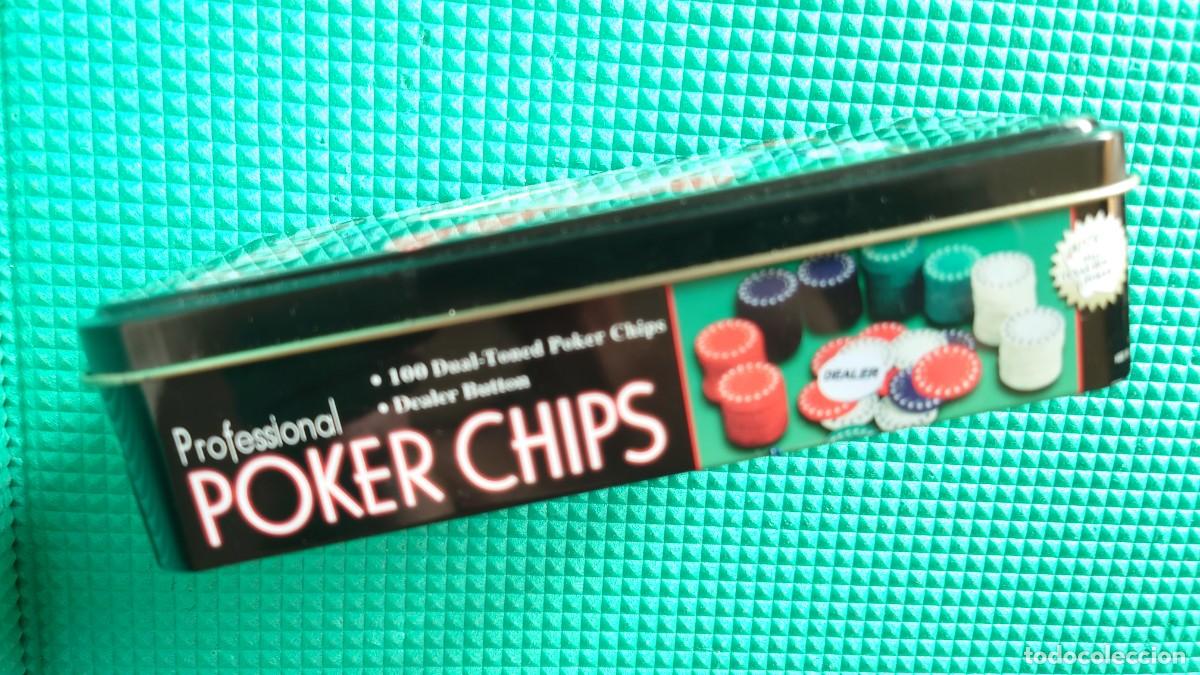 Juegos antiguos: FICHAS DE POKER PROFESIONAL - Foto 4
