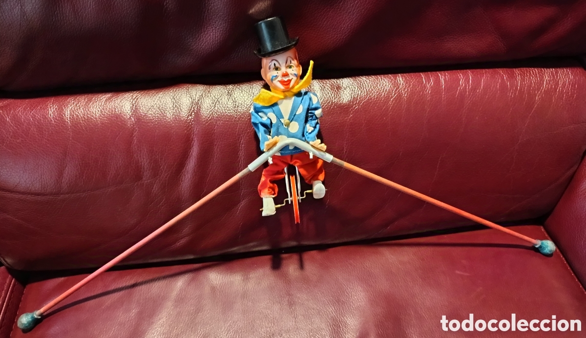 Juegos antiguos: Payaso equilibrista a&ntilde;os 50 - Foto 1