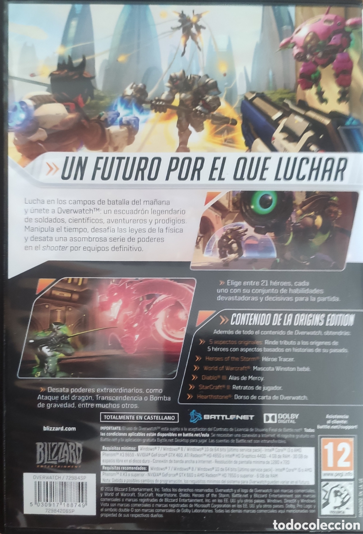 Juegos antiguos: Juego para PC Overwatch - Foto 6