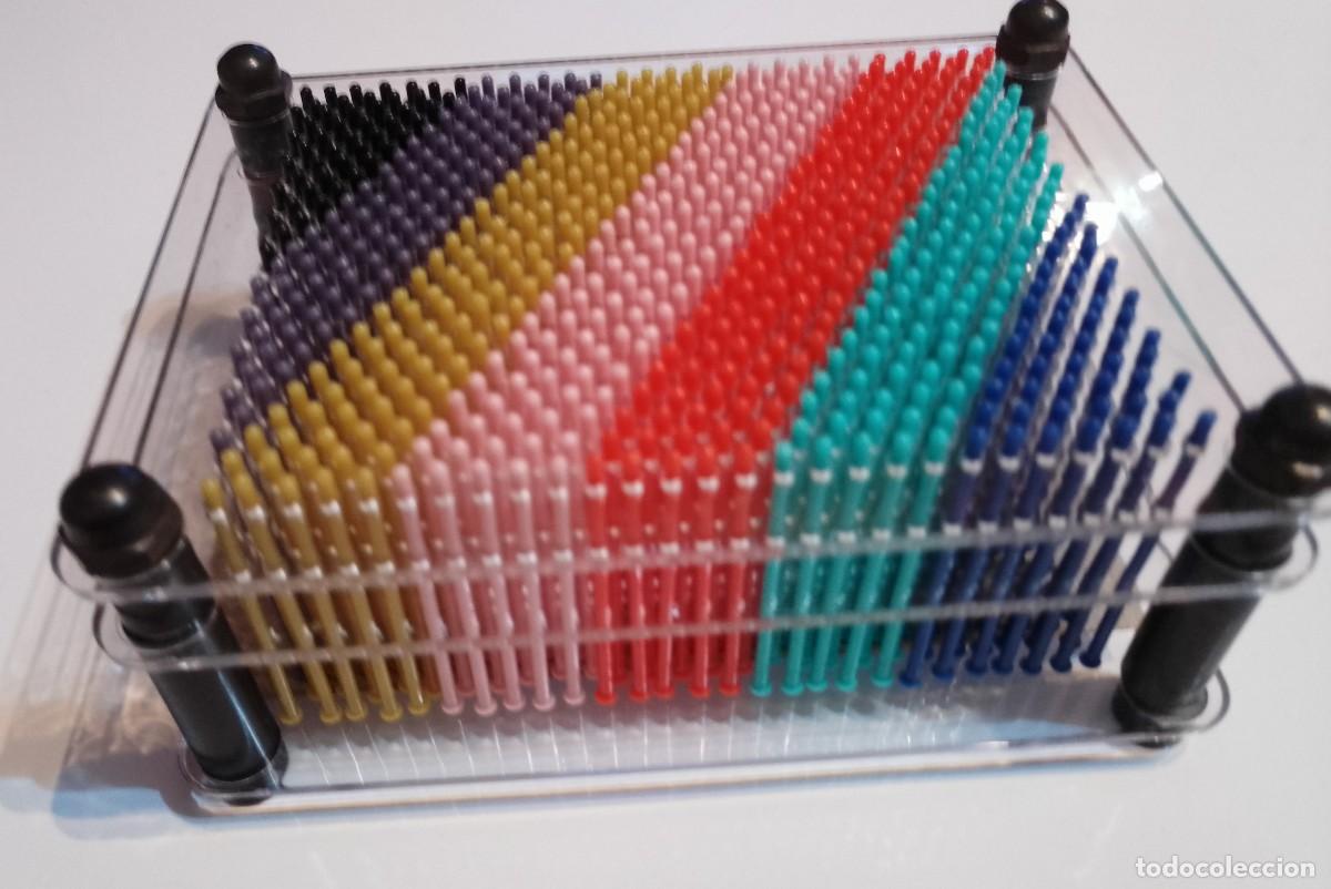 Juegos antiguos: PIN ART. CAJA DE CLAVOS 3D - Foto 2