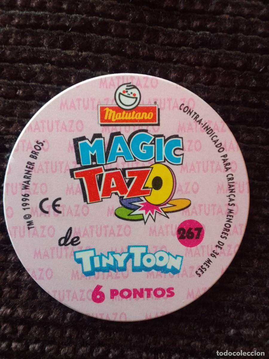 Juegos antiguos: MAGIC TAZO. TINY TOON. MATUTANO. 267. - Foto 3