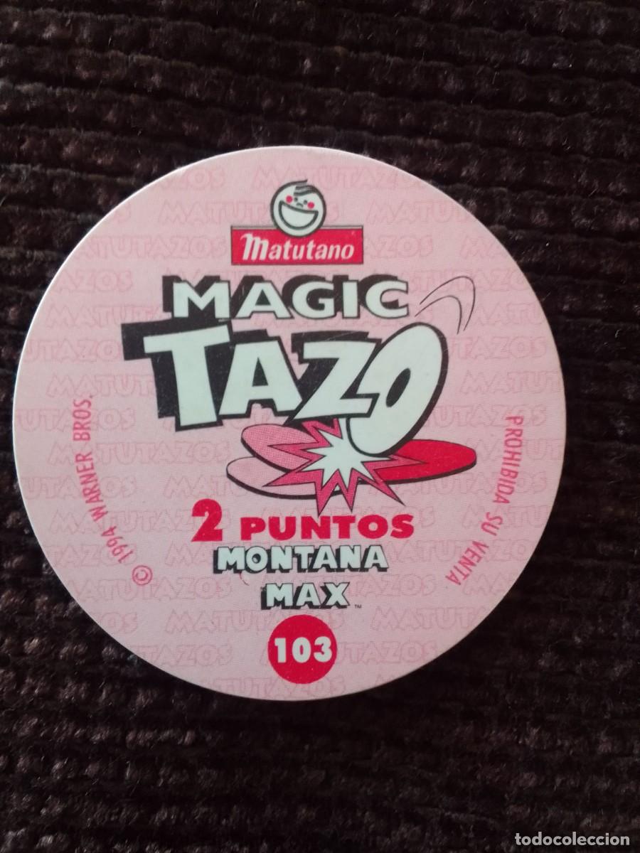 Juegos antiguos: MAGIC TAZO. MATUTANO. 103. MONTANA MAX. - Foto 3