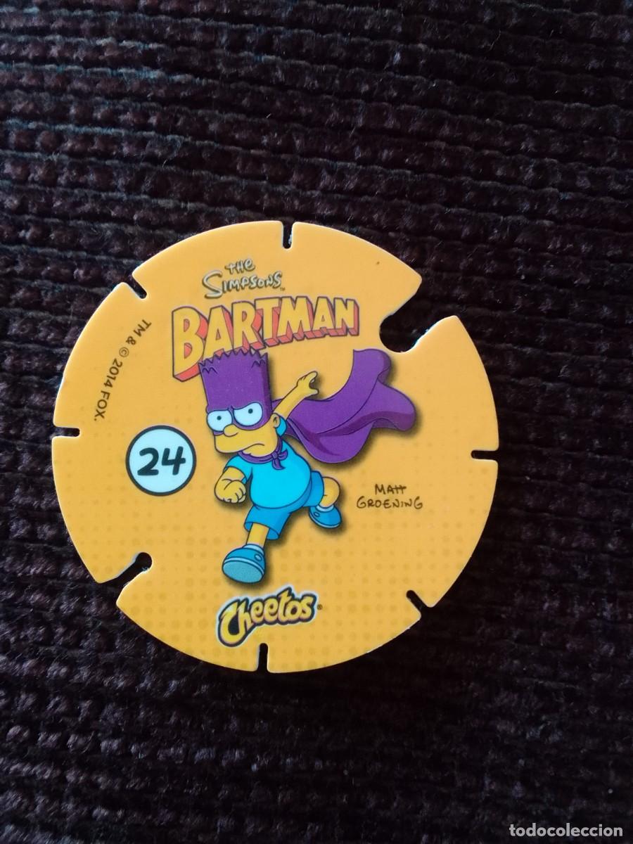 Juegos antiguos: TAZO. THE SIMPSONS. CHEETOS. BARTMAN. 24. - Foto 2