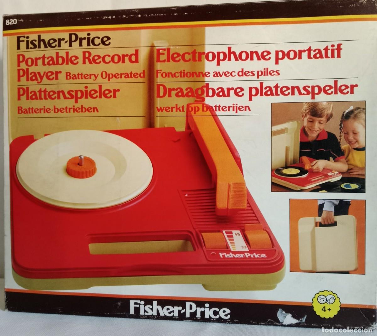Juegos antiguos: Tocadiscos Fisher Price - Foto 1