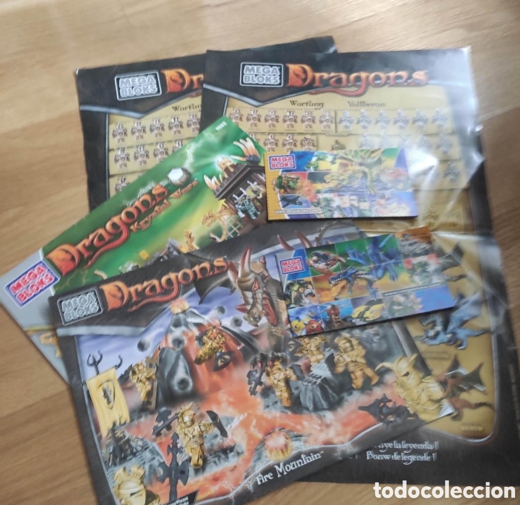 Juegos antiguos: LOTE MEGA BLOKS DRAGONS - Foto 1