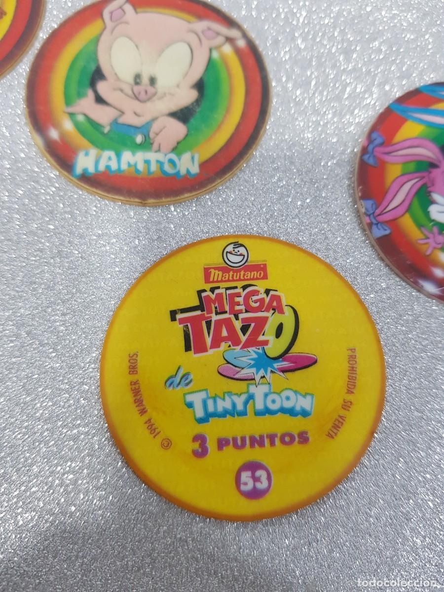Juegos antiguos: lote de tazos Matutano Tiny toon #1 - Foto 2