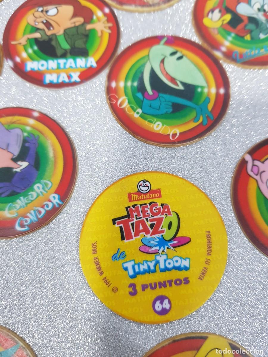 Juegos antiguos: lote de tazos Matutano Tiny toon #2 - Foto 2