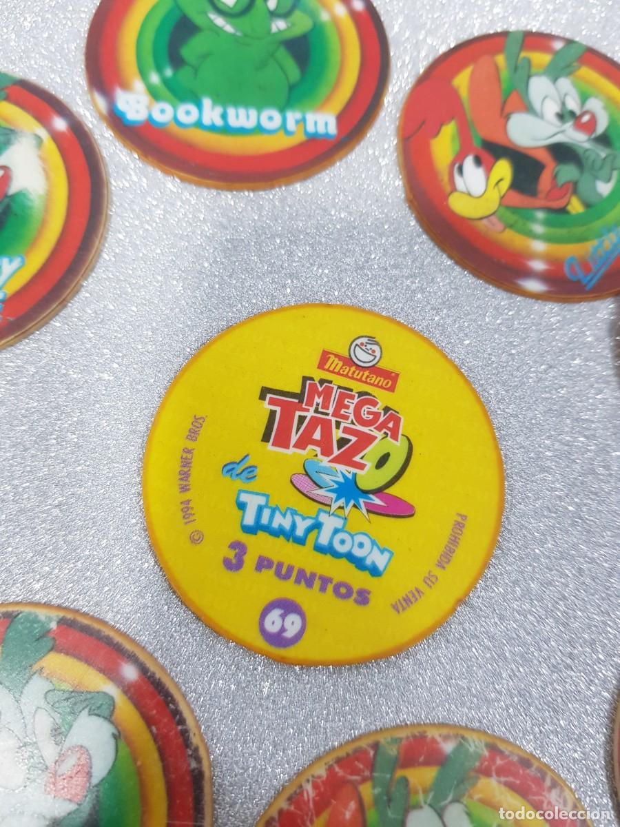 Juegos antiguos: lote de tazos Matutano Tiny toon #3 - Foto 2