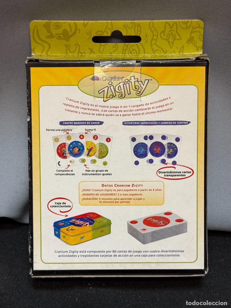 Juegos antiguos: Juego de cartas Cranium Zigity Caja 2004 - Foto 2