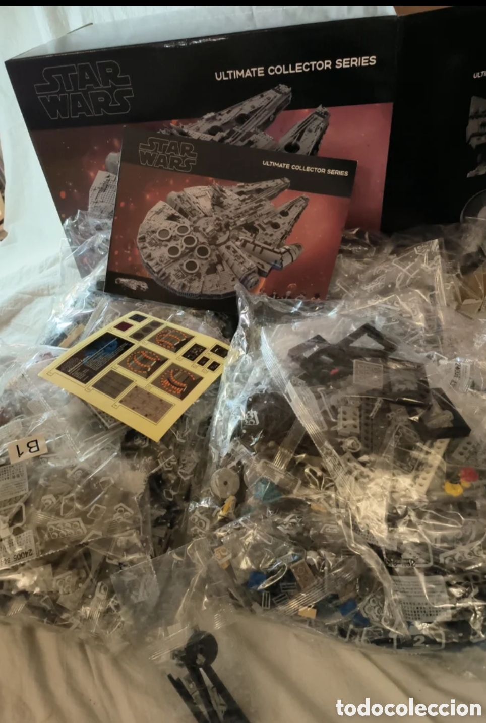 Juegos antiguos: Star Wars. Nave. Juego construcci&oacute;n. - Foto 5