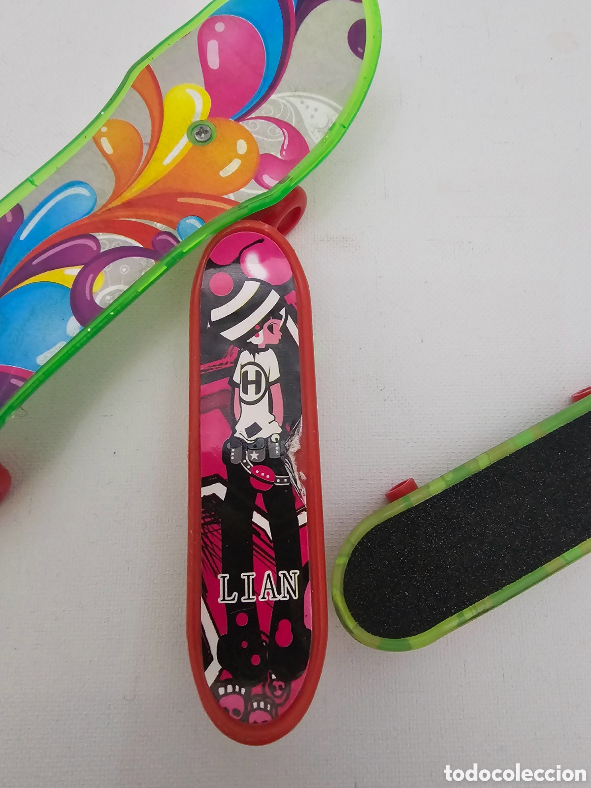 Juegos antiguos: Lote de tres patinetes de juguete - Foto 5