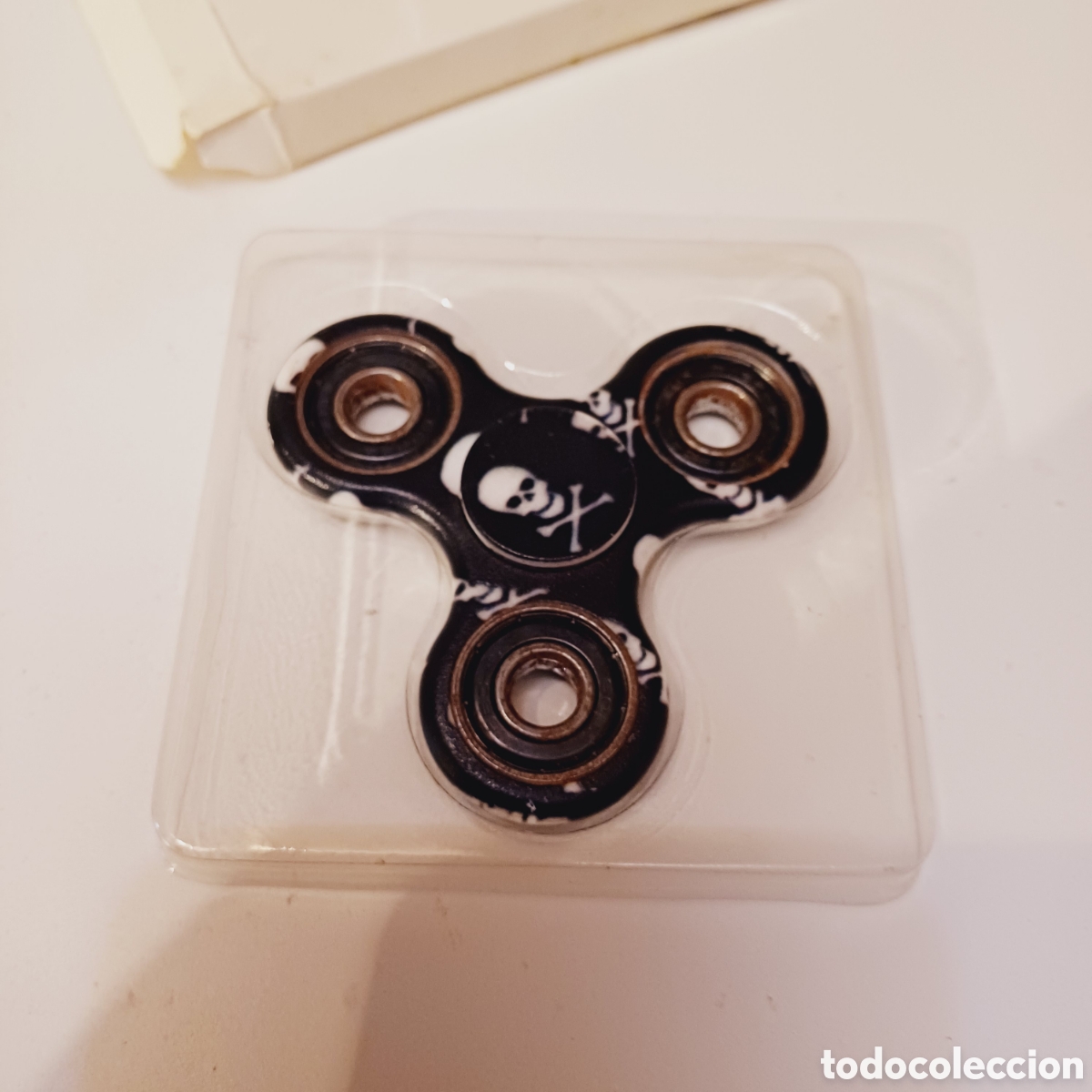 Juegos antiguos: Juego Spinner calavera funcionando completamente ejercicio manos - Foto 2